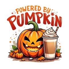 pumkin spice vibe  t-shirt design