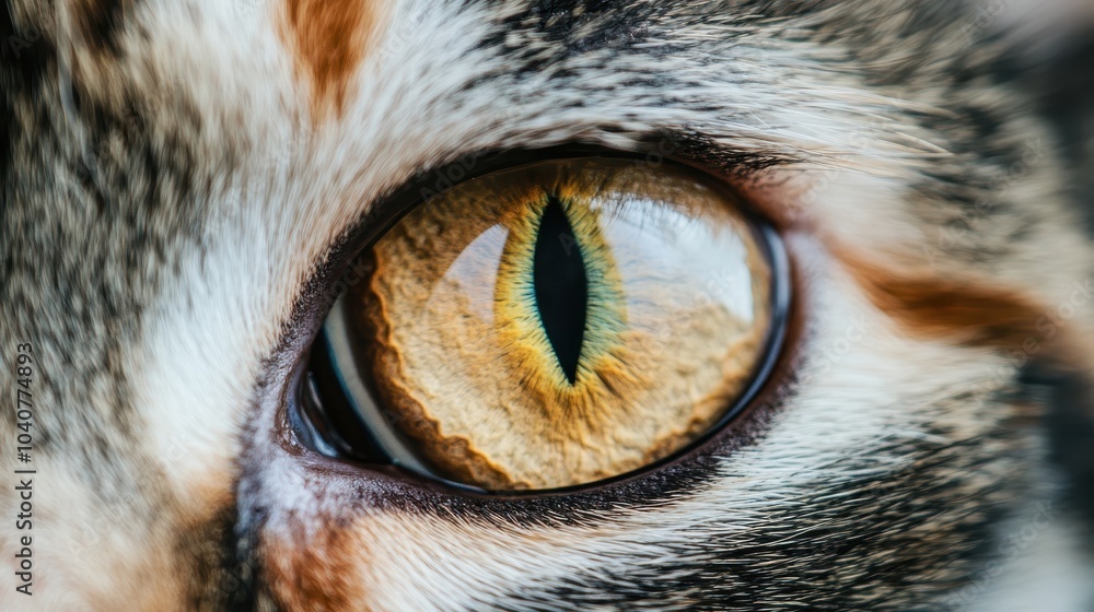 Poster close-up of cat's eye capturing unique depth