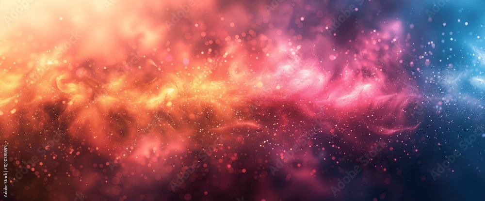 Poster vibrant abstract gradient background with colorful blurred textured effect