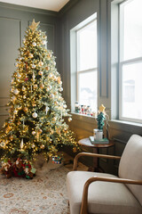 christmas tree in room