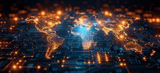 Global Electronics Trade Network: Semiconductor and Microchip Market