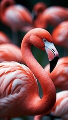 Obraz premium close up of a flamingo