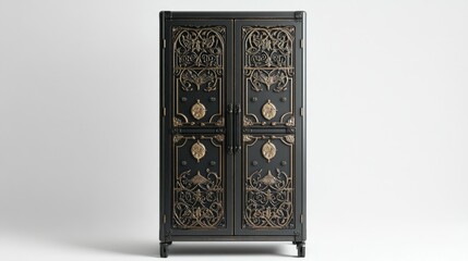 Elegant Classic Locker with Intricate Design