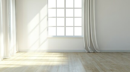 Obraz premium Bright and Airy Living Room with Natural Light