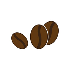 Coffee beans Logo Template vector icon design