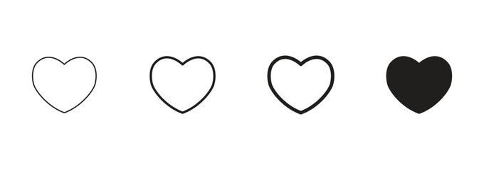 Love Heart Symbol Icon. love icon