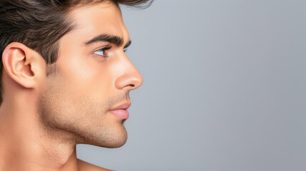 Young mans closeup shows the impact of botox. Explore the blend of beauty, selfcare, and health innovations.