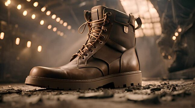 Safety Shoe Detail Close-Up