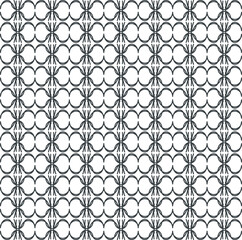 Fototapeta premium Plump rounded patterns with double lines