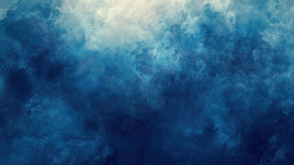 Fototapeta premium Chic dark blue paint background featuring abstract watercolor and grunge style