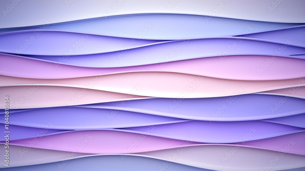 Poster calming abstract pattern of fluid waves