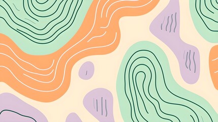 Obraz premium Calming Abstract Pattern of Fluid Movement