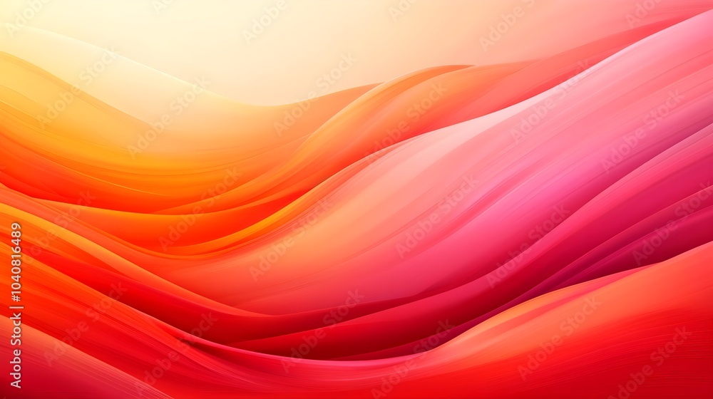 Poster fluid abstract patterns with gentle swirls