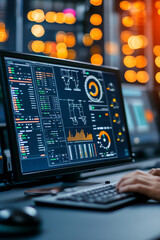 Exploring the dynamics of data visualization in modern technology environments insights from a control dashboard
