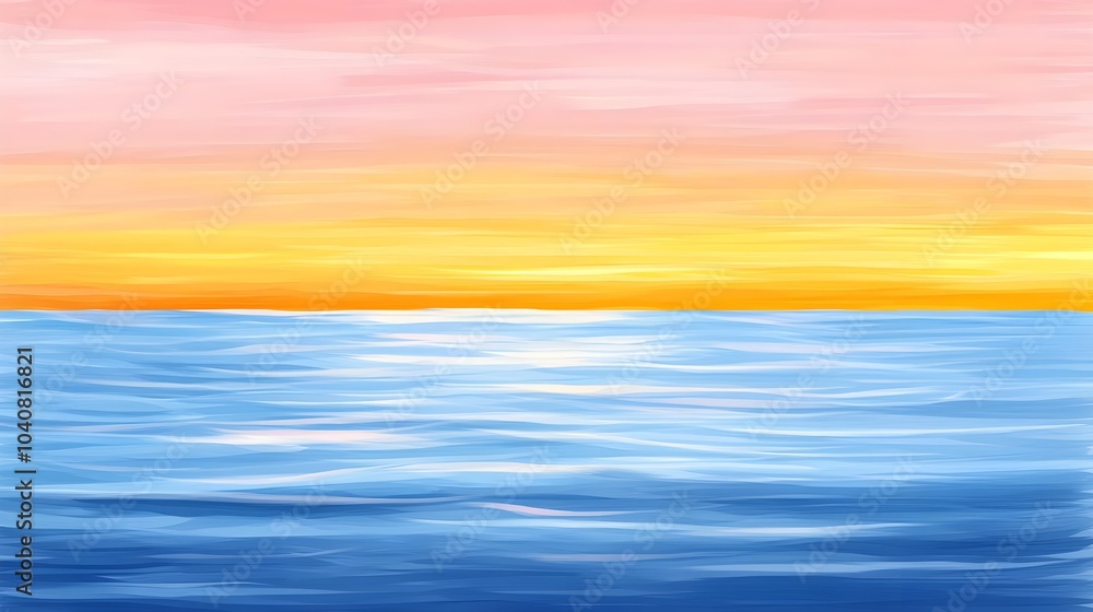 Poster serene abstract fluid art for tranquil spaces