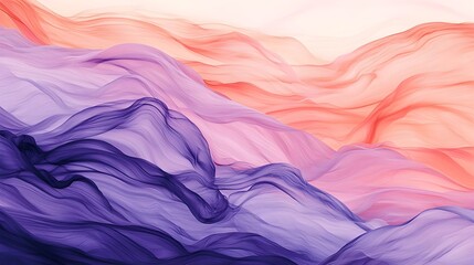 Obraz premium Serene Abstract Fluid Design with Colorful Swirls