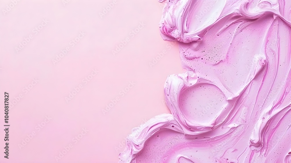 Poster soothing abstract patterns in fluid motion