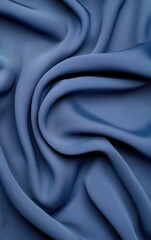 Obraz premium Elegant blue fabric texture, soft and smooth background.