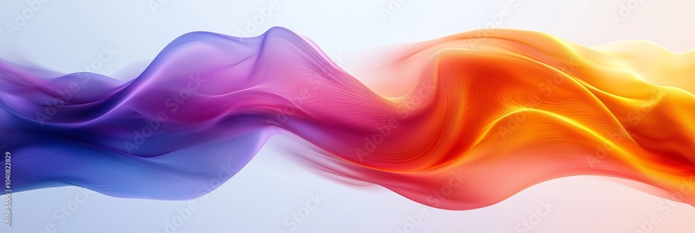 Poster abstract colorful wavy background with flowing shapes and colors