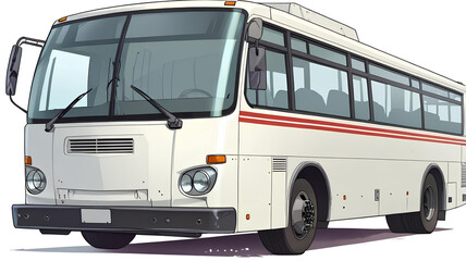 Fototapeta premium bus on the road