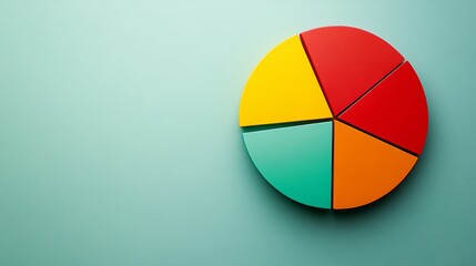 Fototapeta premium Delicious and vibrant pie with a crispy crust on blue background 