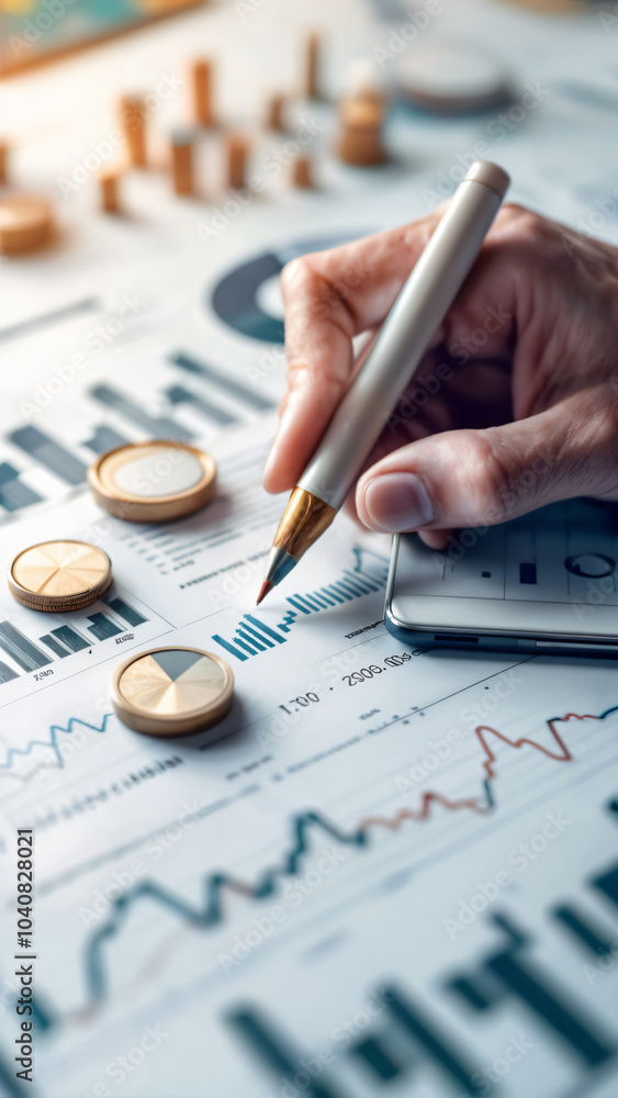 Poster analytical insights: uncovering trends with data and comprehensive report metrics