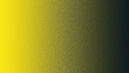 Fototapeta premium Elegant Yellow to Black Gradient Background with Soft Noise Effect. Ideal for Adding a Bold, Textured Touch to Design Projects, Social Media Graphics or Website Banners with a Unique Color Blend