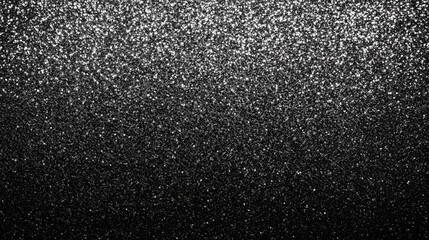 Sparkling black glitter texture background, ideal for festive and holiday designs
