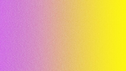 Stunning yellow to purple gradient background with a rough textured noise effect. Perfect for bold, colorful designs, abstract art or backgrounds that demand attention add depth to creative projects