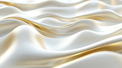 Obraz premium Elegant Gold and White Abstract Background