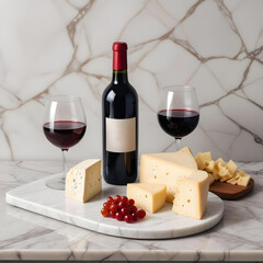 cheese and wine