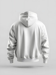 3ミニマルなパーカーの後モックアップ/Post-mock-up of a minimalist parka Generative AI