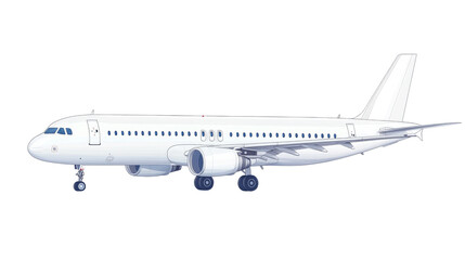 A sleek, white aircraft highlighting modern design against a black background, exemplifying aviation technology.