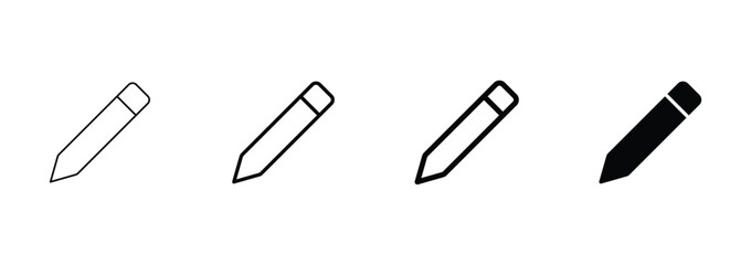 Pencil Icon vector. Edit icon symbol vector