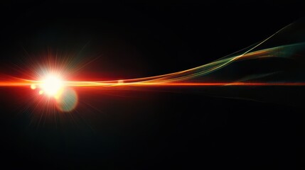 Sun Light Overlay. Sun rays overlay. Sun rays light isolated on black background, overlay design. optics special lens light effect. abstract lens flare light over black background