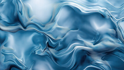 Obraz premium Chic abstract background featuring fluid gray-blue marble textures