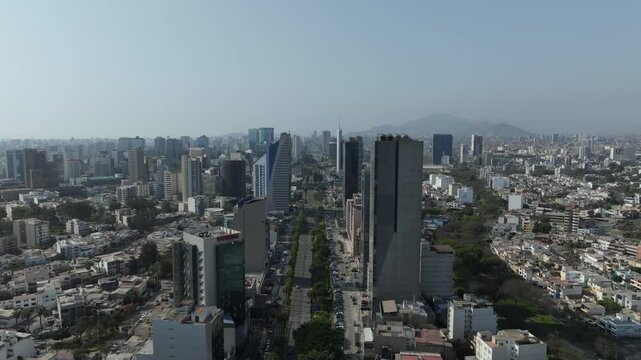 Centro financiero de San Isidro en Lima