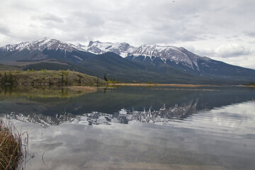 Talbot Lake on a Cloudy Spring Day