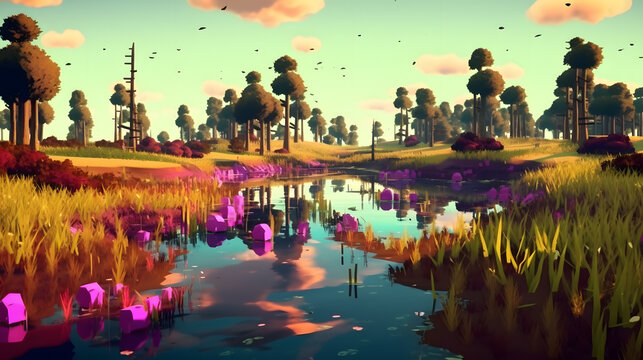 Wetlands In Games 3d