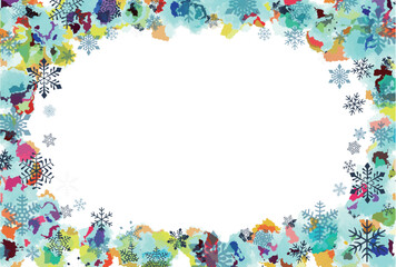 雪　クリスマス　冬　光　背景	