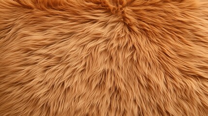 Fototapeta premium Close up of a furry brown surface. The fur is very thick and has a lot of texture