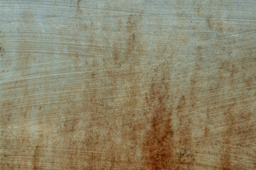 Fototapeta premium Texture of brick wall with worn white plaster, dull brick wall, reddish brown spots, dirty wall with clay