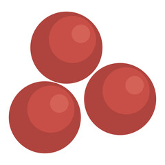 Christmas decoration icon vector image with a white background