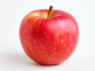 red apple isolated on white