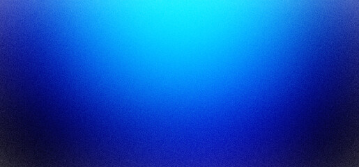 Blue black gradient background with noise texture 