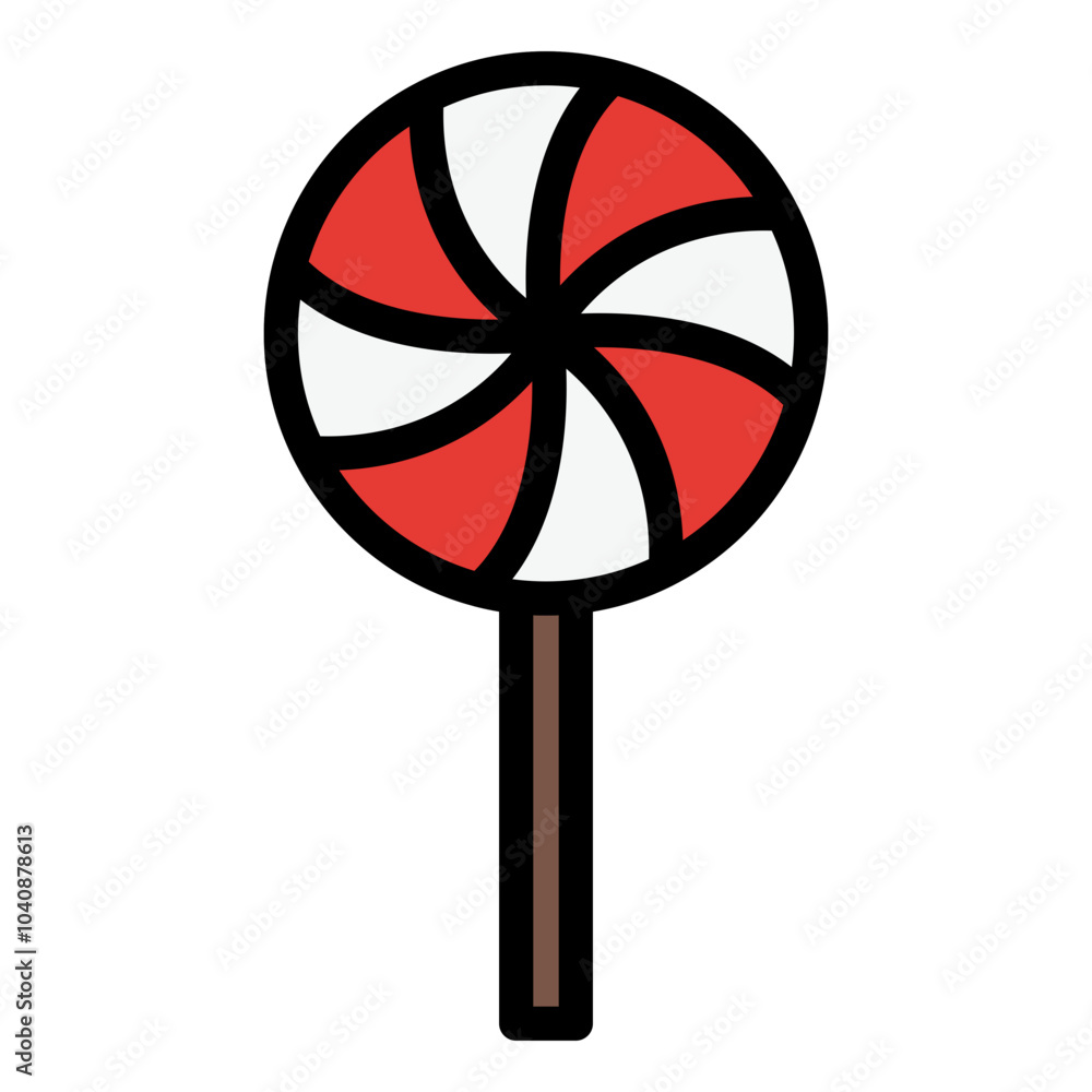 Wall mural lollipop icon