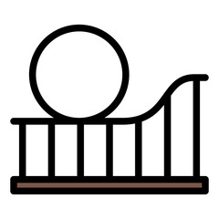 roller coaster icon