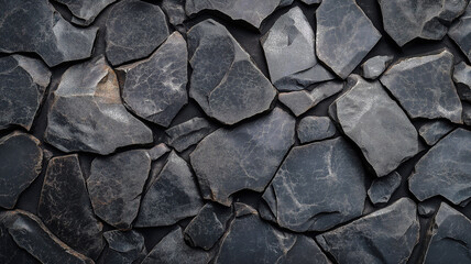 Fototapeta premium Elegant black stone background with ample free space for creative use