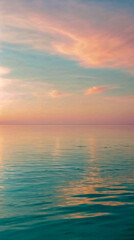 Calming Ocean With The Sky