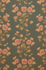 Obraz premium flowers pattern wallpaper